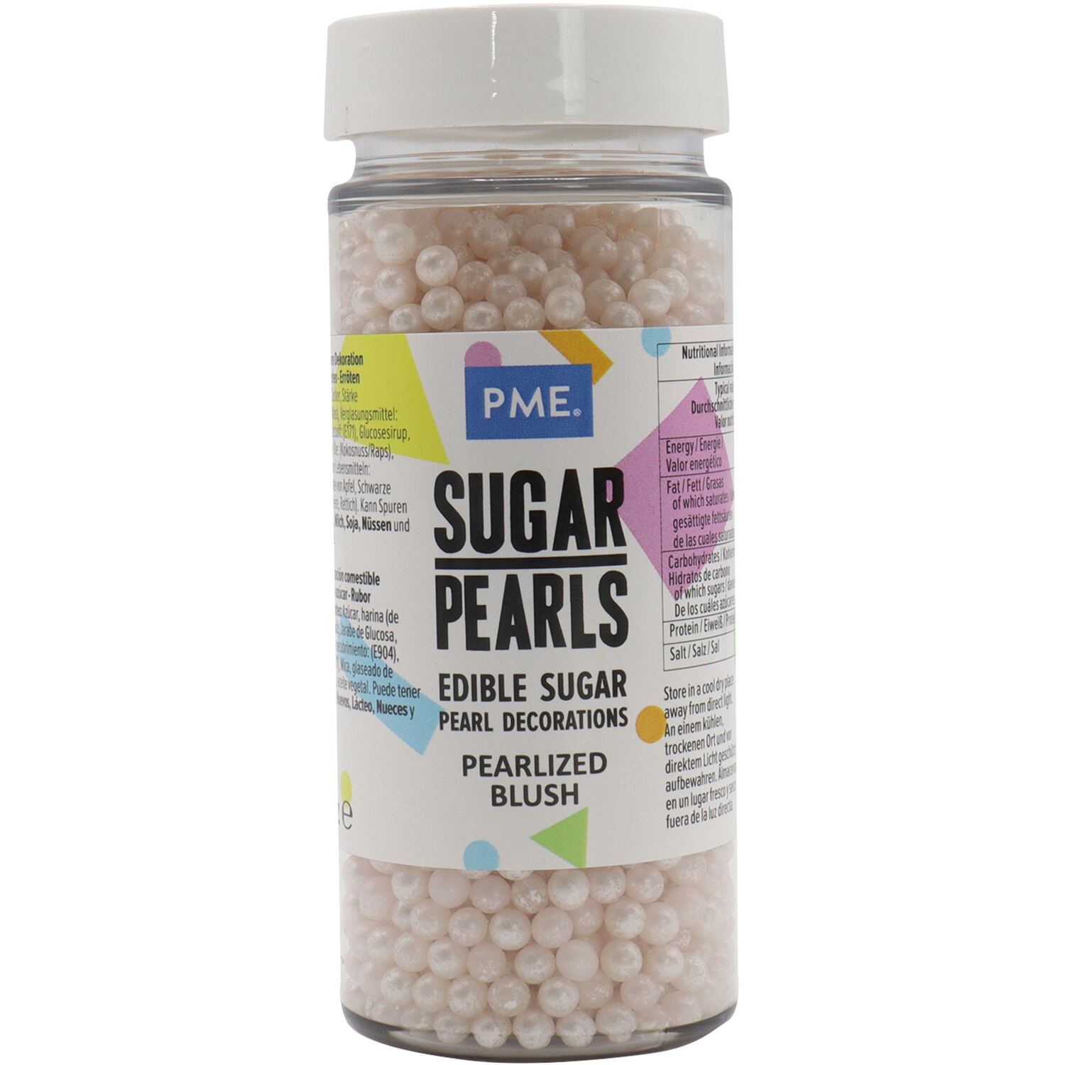 PME Sugar Pearls - Pearl Blush Image 1