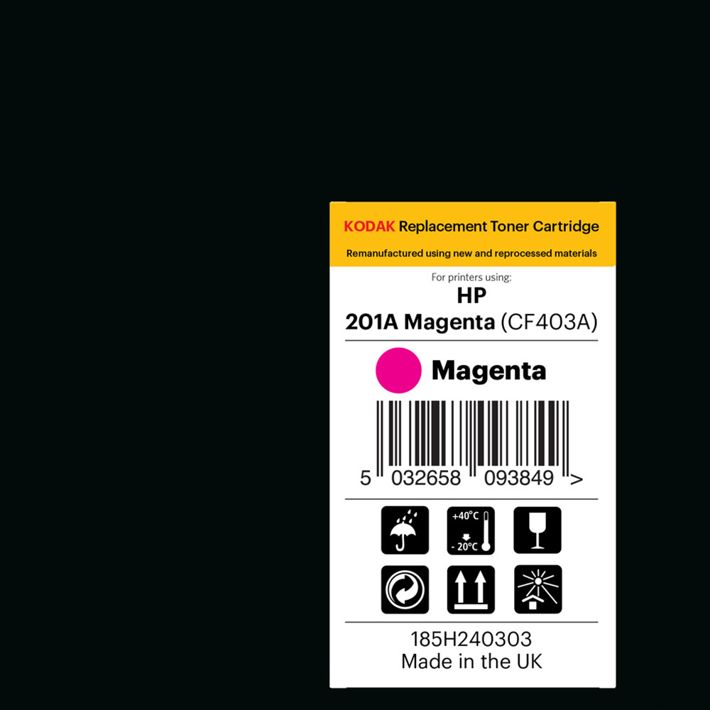 Kodak HP CF403A Magenta Replacement Laser Cartridge Image 2