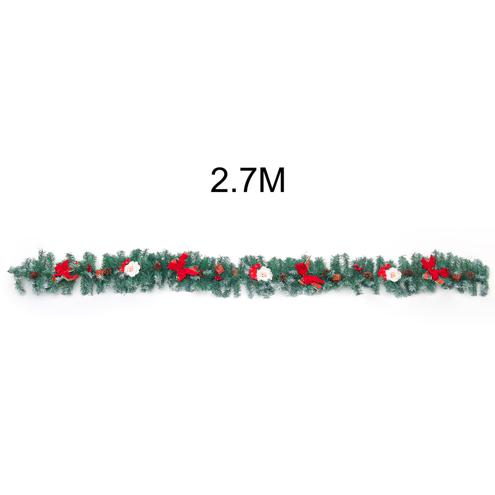 Living and Home LED Christmas Garland with Santa Claus 270cm Image 6