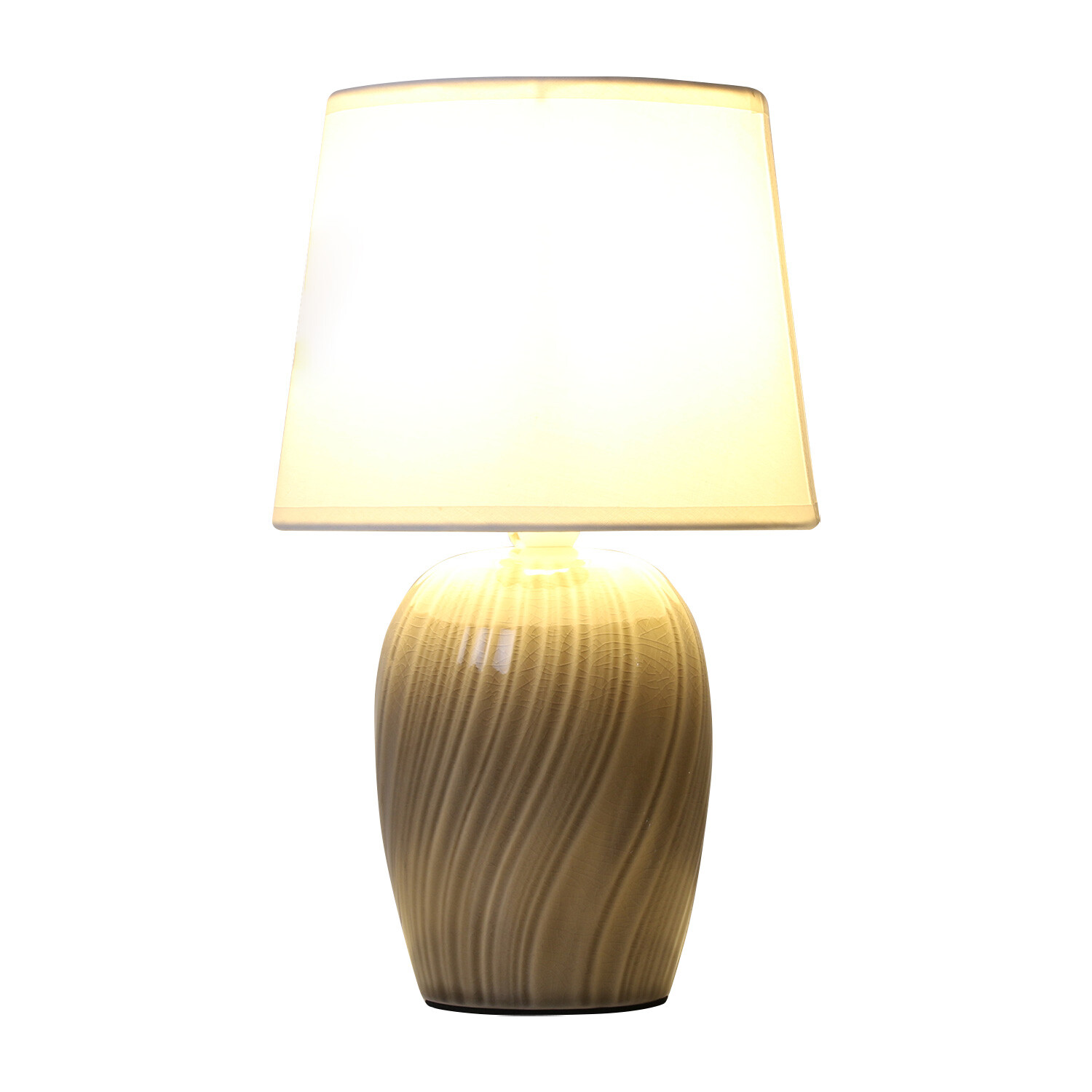 Quinn Brown Swirl Table Lamp Image 2