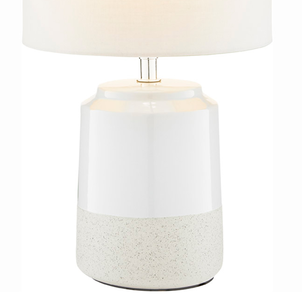 The Lighting and Interiors White Pop Table Lamp Image 5