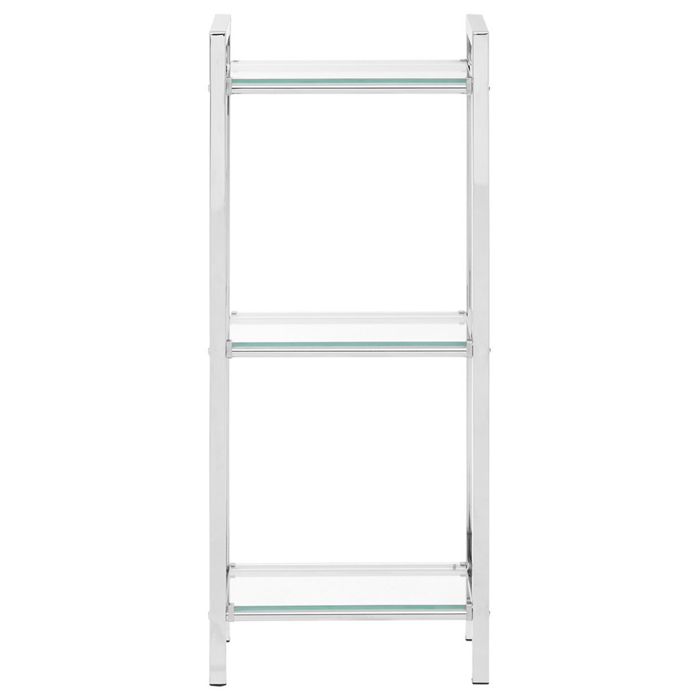Premier Housewares 3 Tier Tempered Glass Shelf Unit Image 2