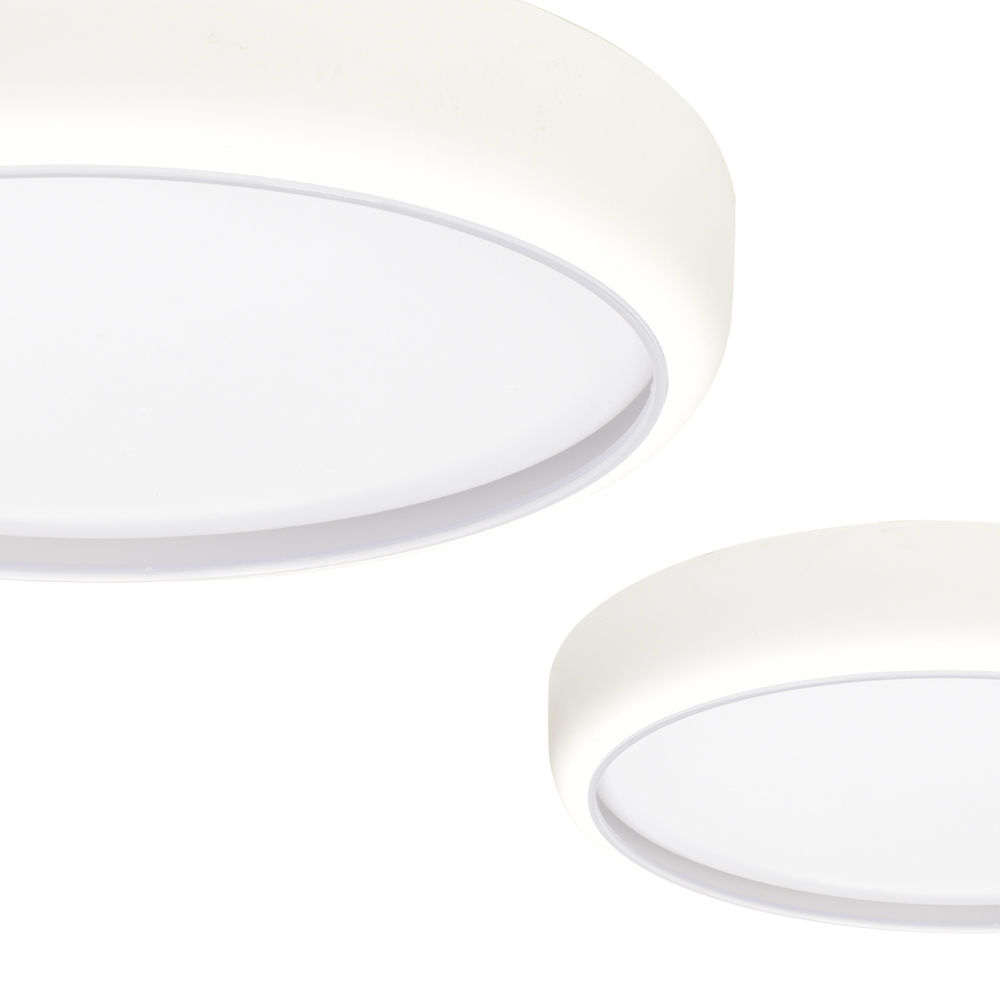 Milagro Gea White LED Ceiling Lamp 230V Image 7