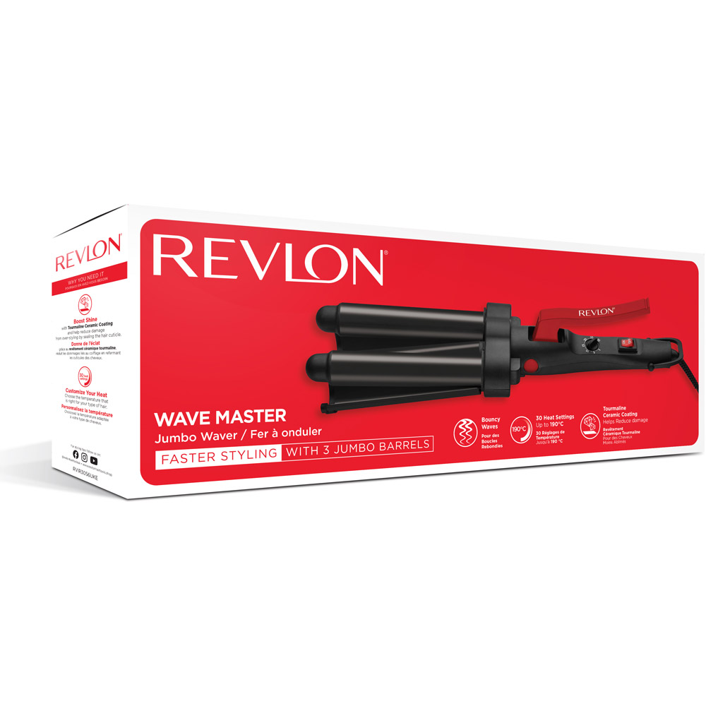 Revlon Wave Master 3 Barrel Jumbo Hair Waver Image 3
