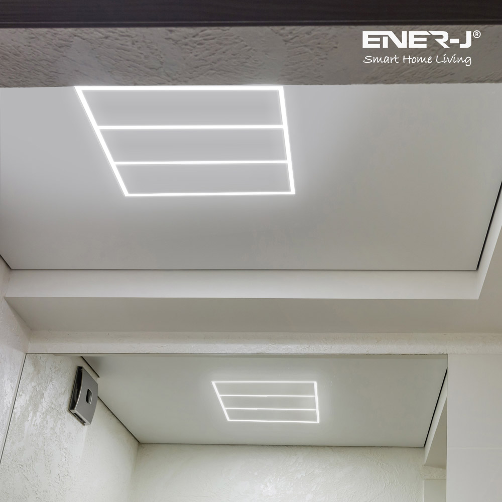 ENER-J 40W LED Grid Edge Ceiling Panel Light 6000K 60 x 60cm Image 7