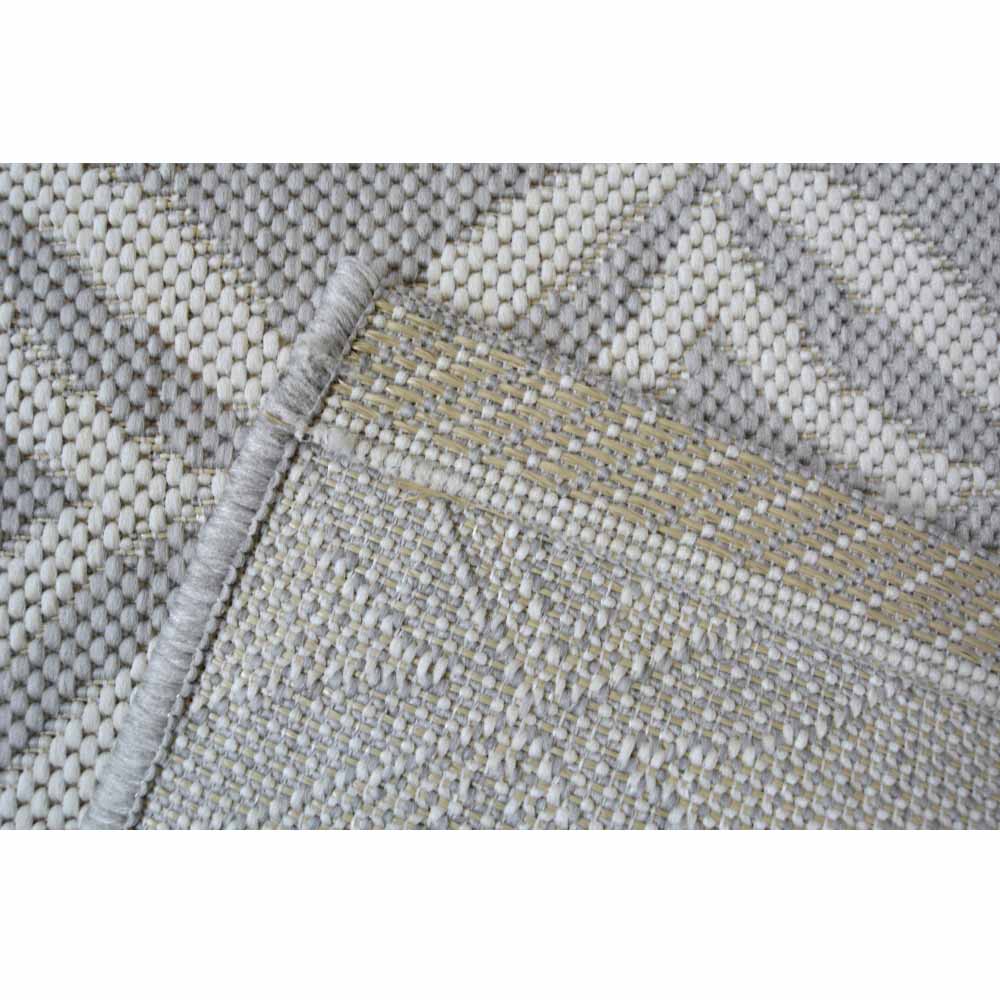Indoor/Outdoor Rug Diamond Tile Grey 120 x 170cm Image 4