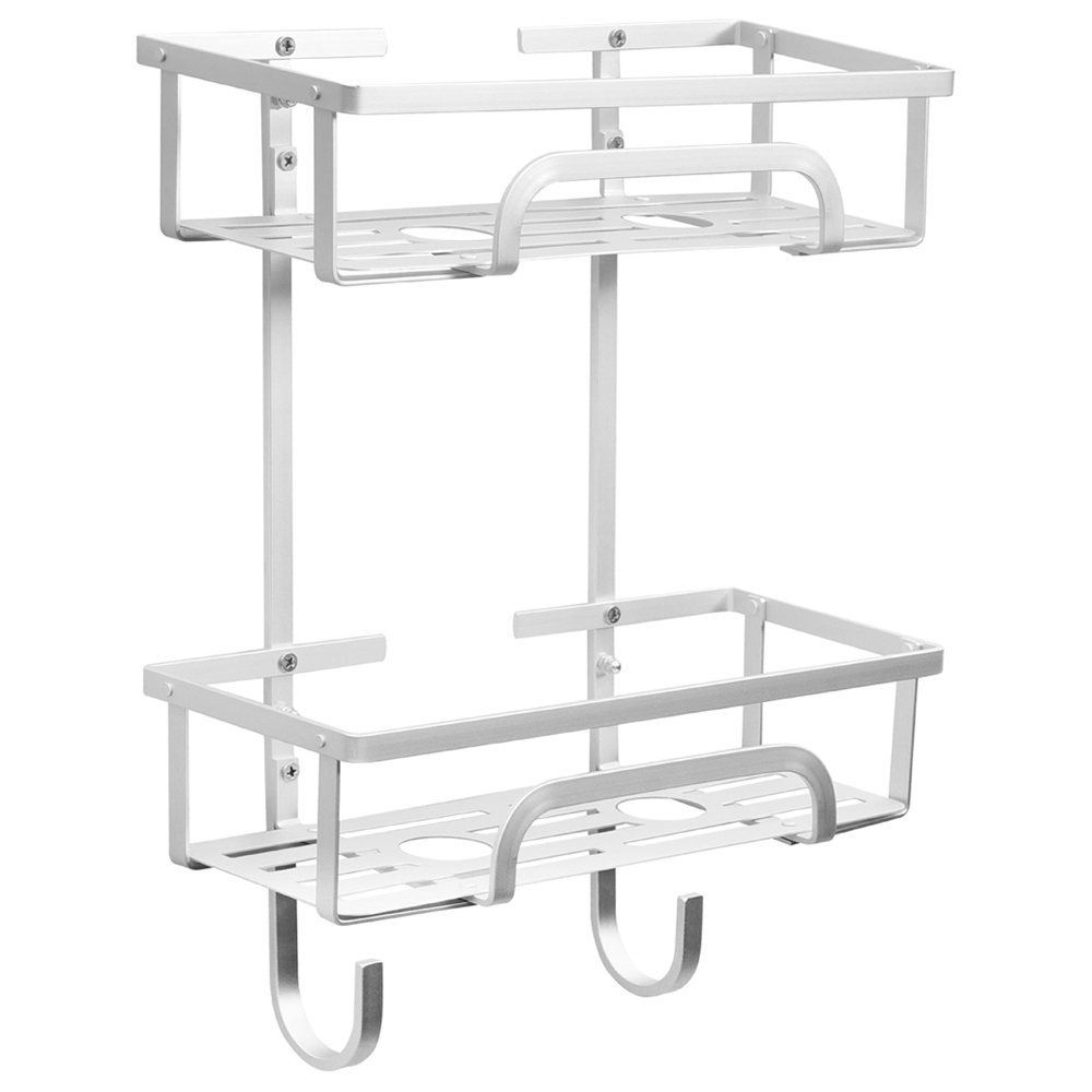 House of Home 2-Tier Adhesive Shower Caddy Image 1