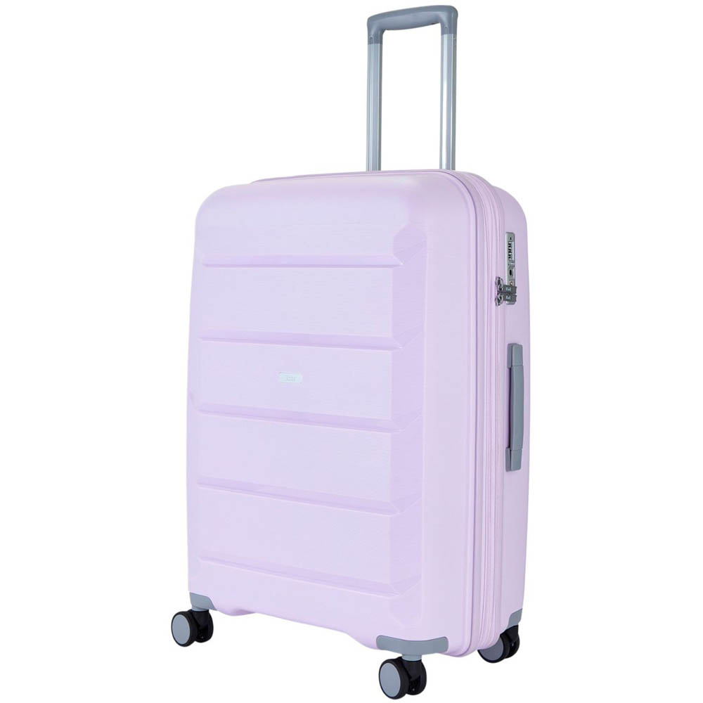 Rock Tulum Medium Purple Hardshell Expandable Suitcase Image 1