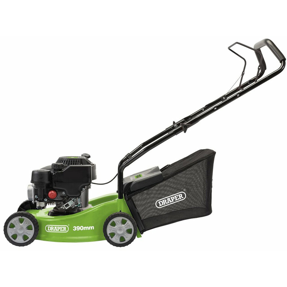 Draper 58567 132cc 390mm Petrol Lawn Mower Image 1
