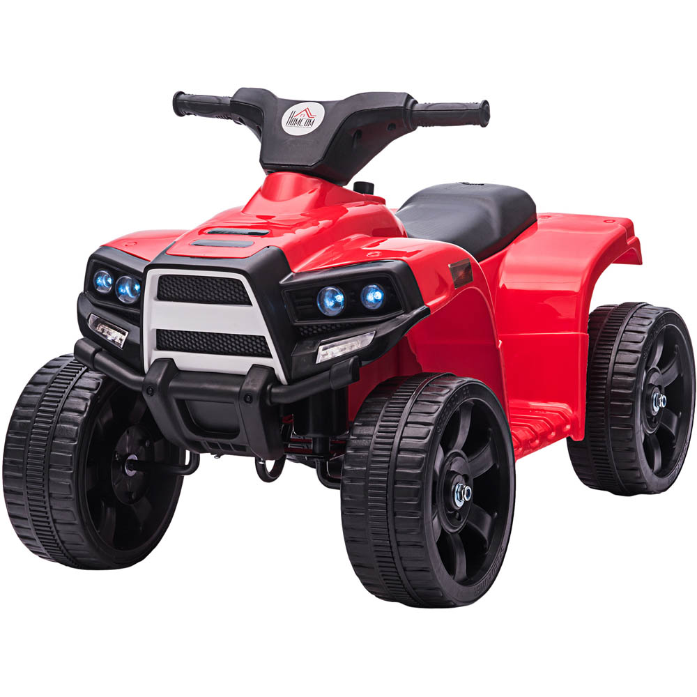 Tommy Toys Toddler Ride On Electric Quad Bike Black and Red 6V Image 1