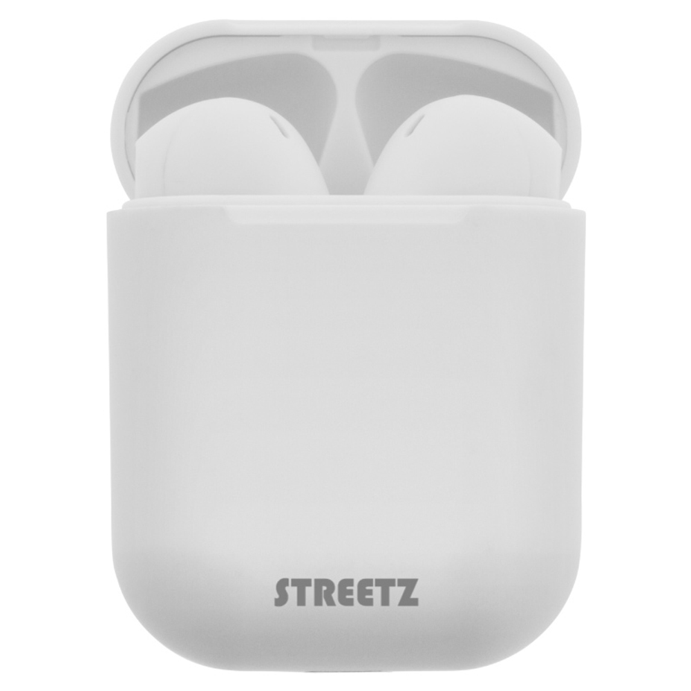 Streetz White True Wireless Stereo Semi-in-Ear Ear Buds Image 2