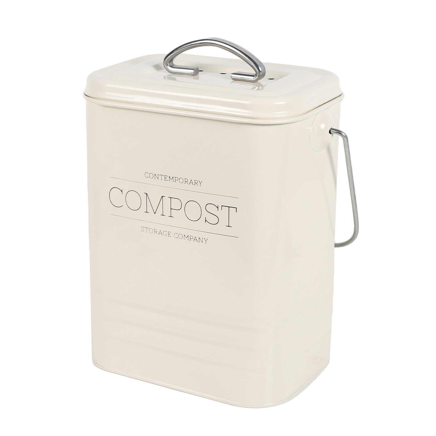 Malmo 2L Compost Bin - Neutral Image 4