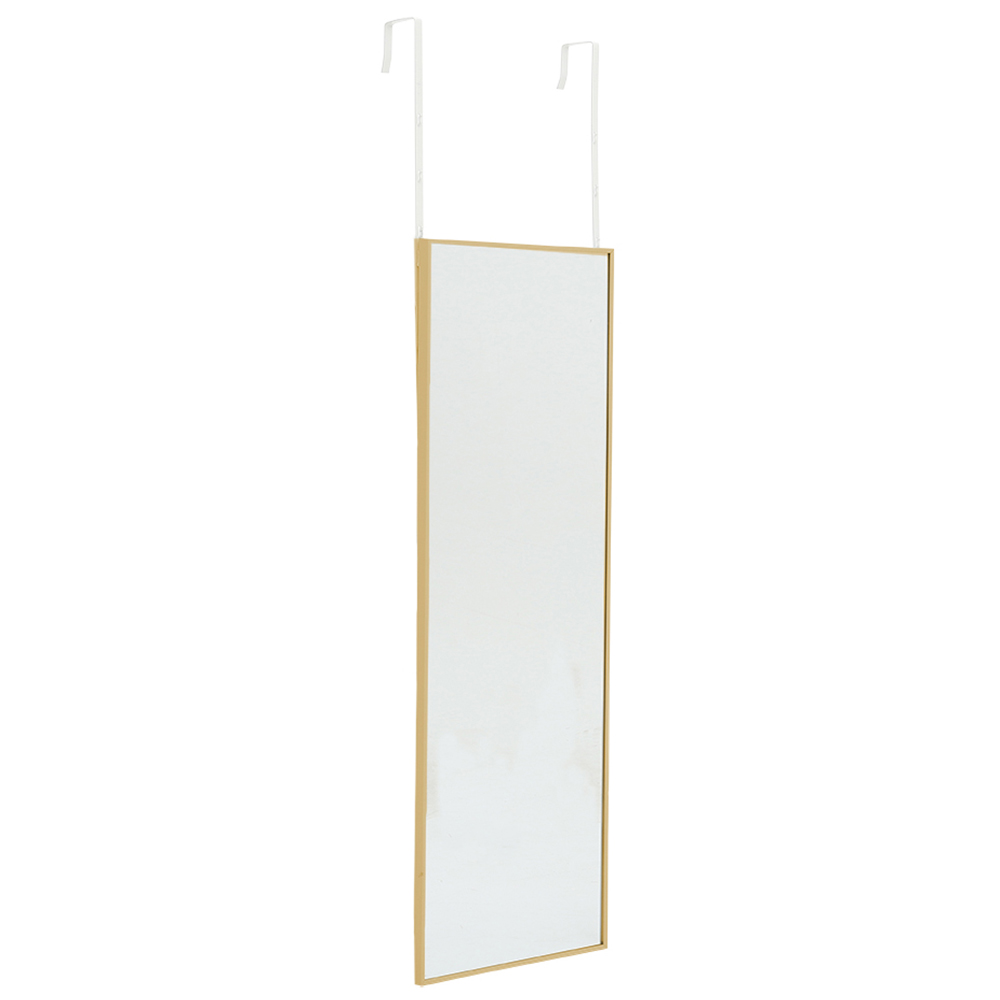 Living and Home Gold Frame Over Door Full Length Mirror 28 x 118cm Image 3