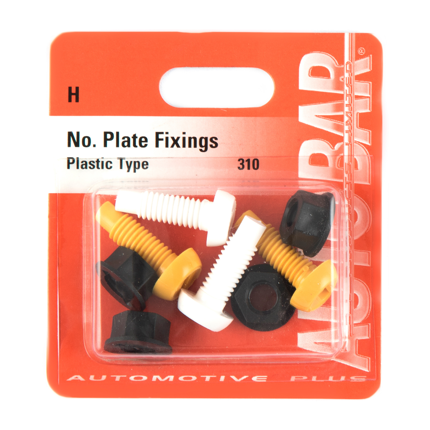 Autobar Plastic Number Plate Fixings Image