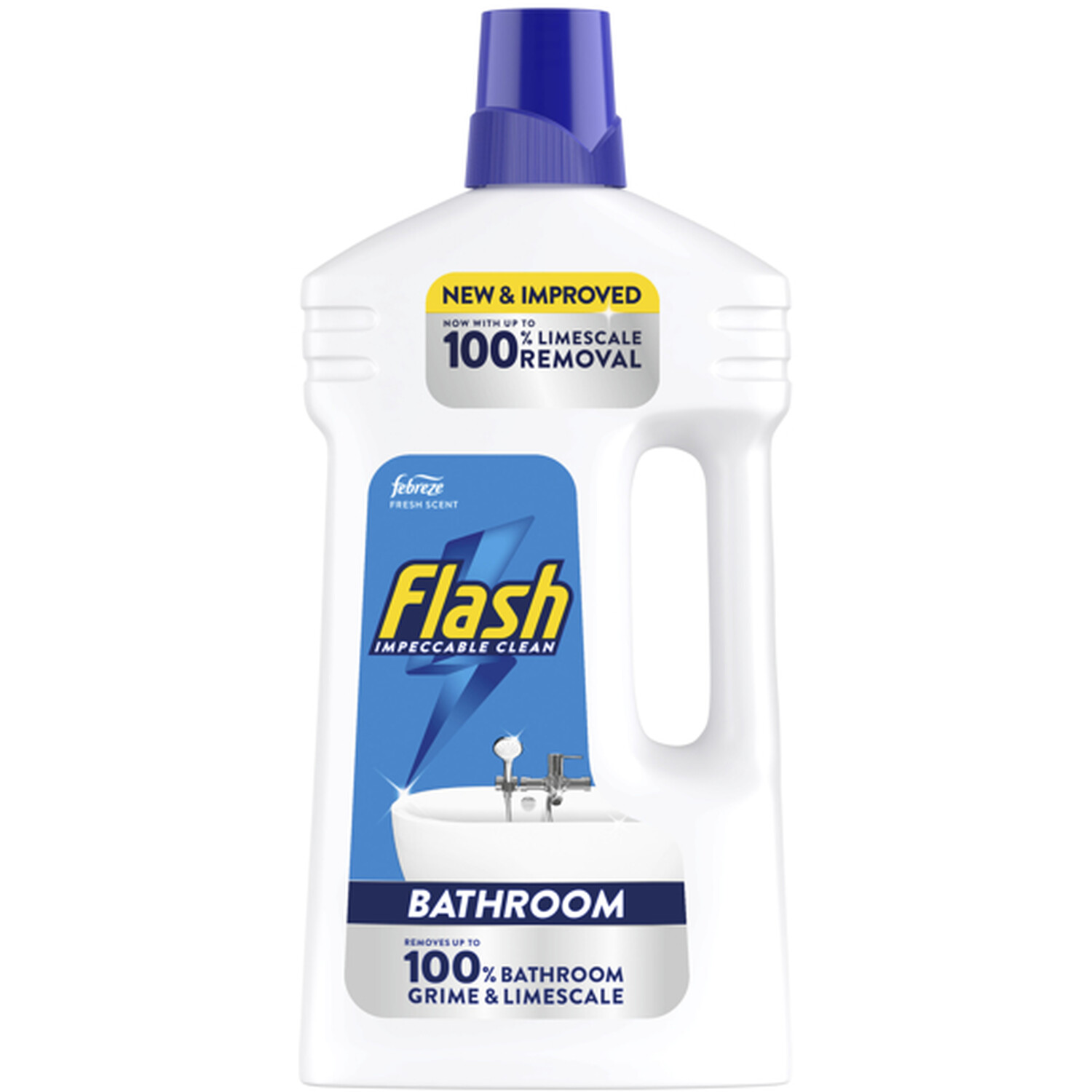 Flash Impeccable Clean Liquid Bathroom Cleaner 950ml Image