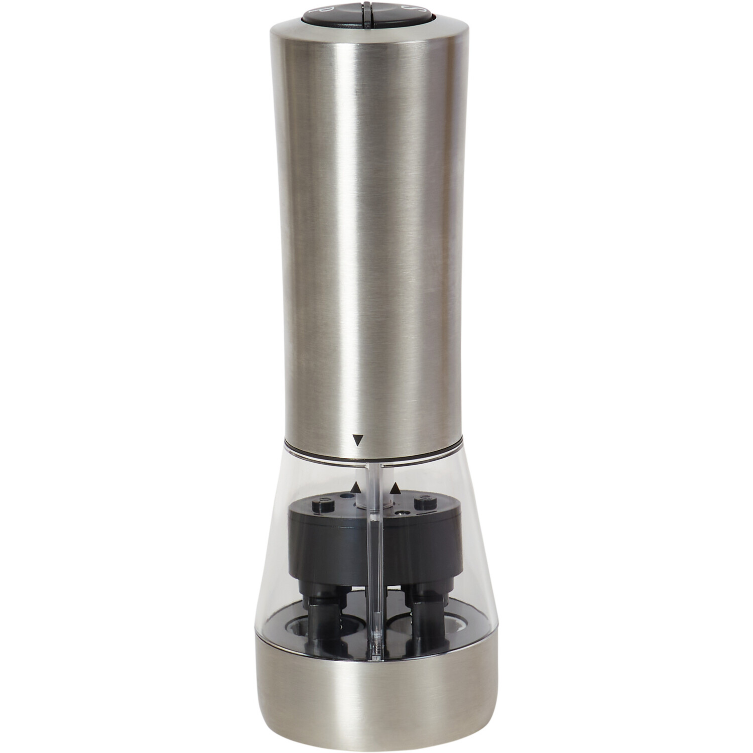 Electric 2-in-1 Salt and Pepper Mill - Silver Image 1
