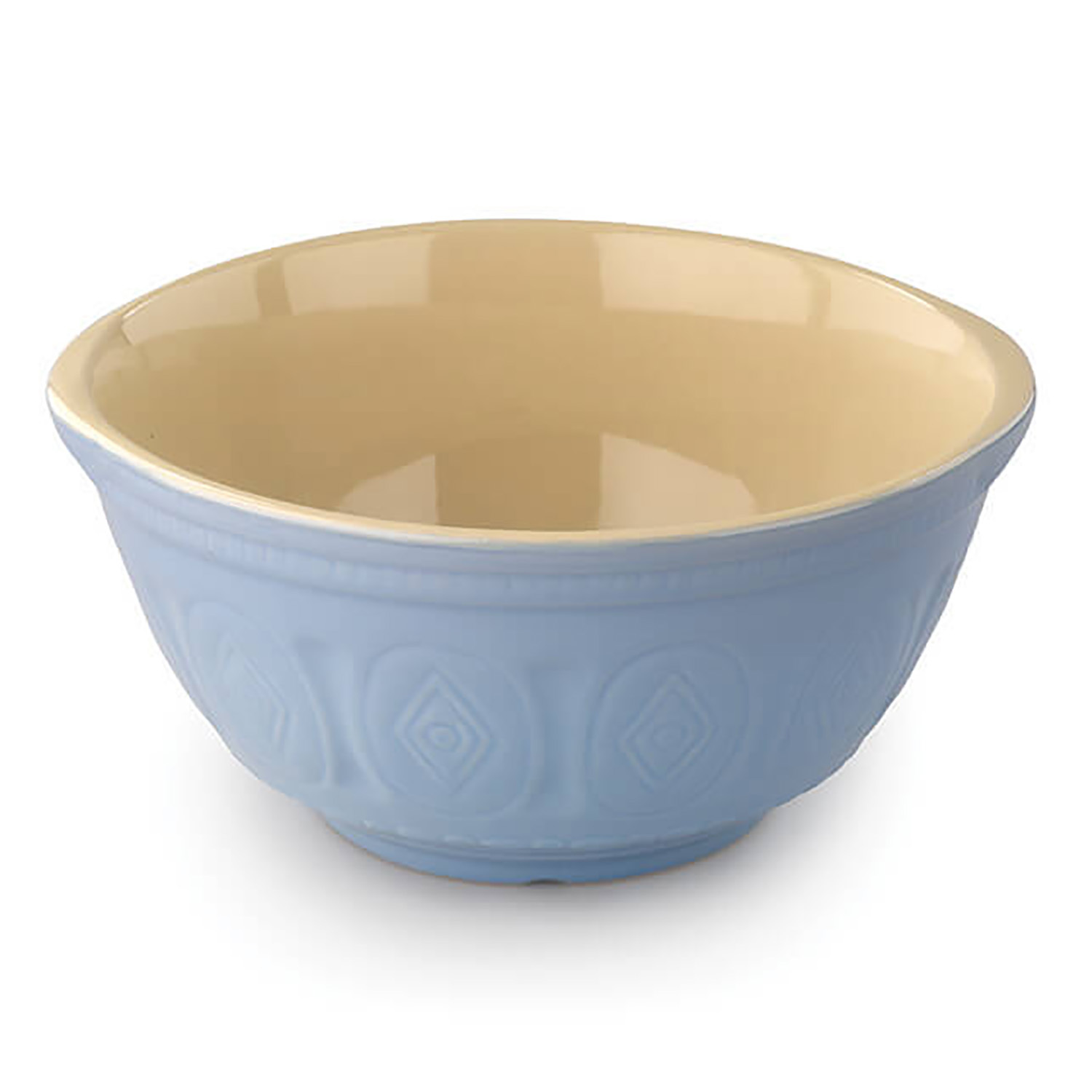 26cm Blue Stoneware Mixing Bowl Image 1