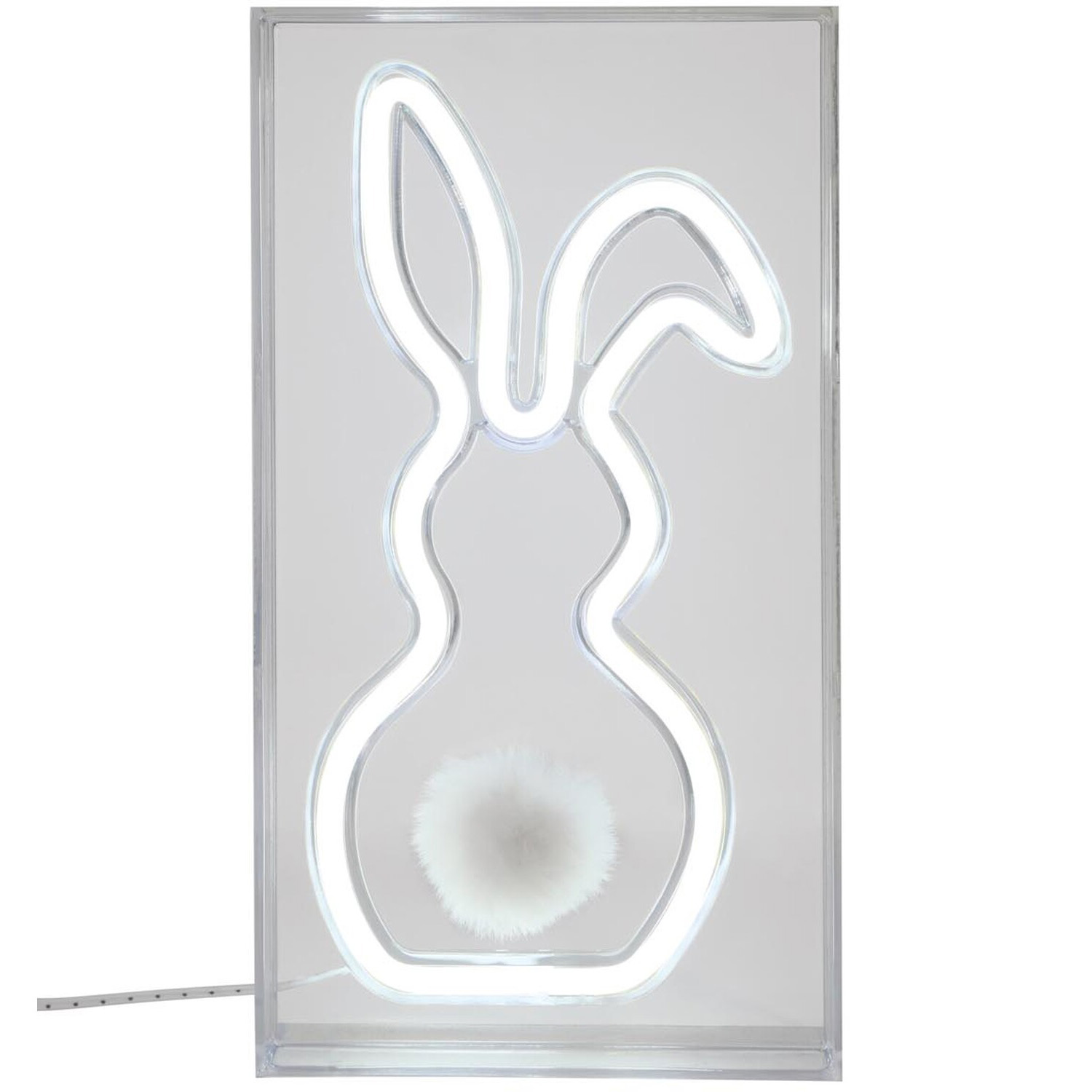 Neon Bunny Light - White Image 1