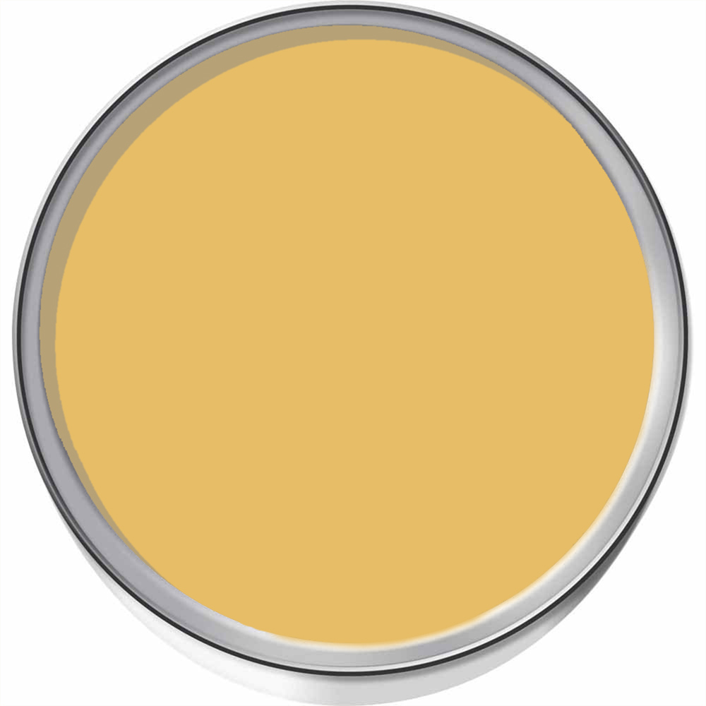 Crown Breatheasy Walls & Ceilings Mustard Jar Silk Emulsion Paint 2.5L Image 3