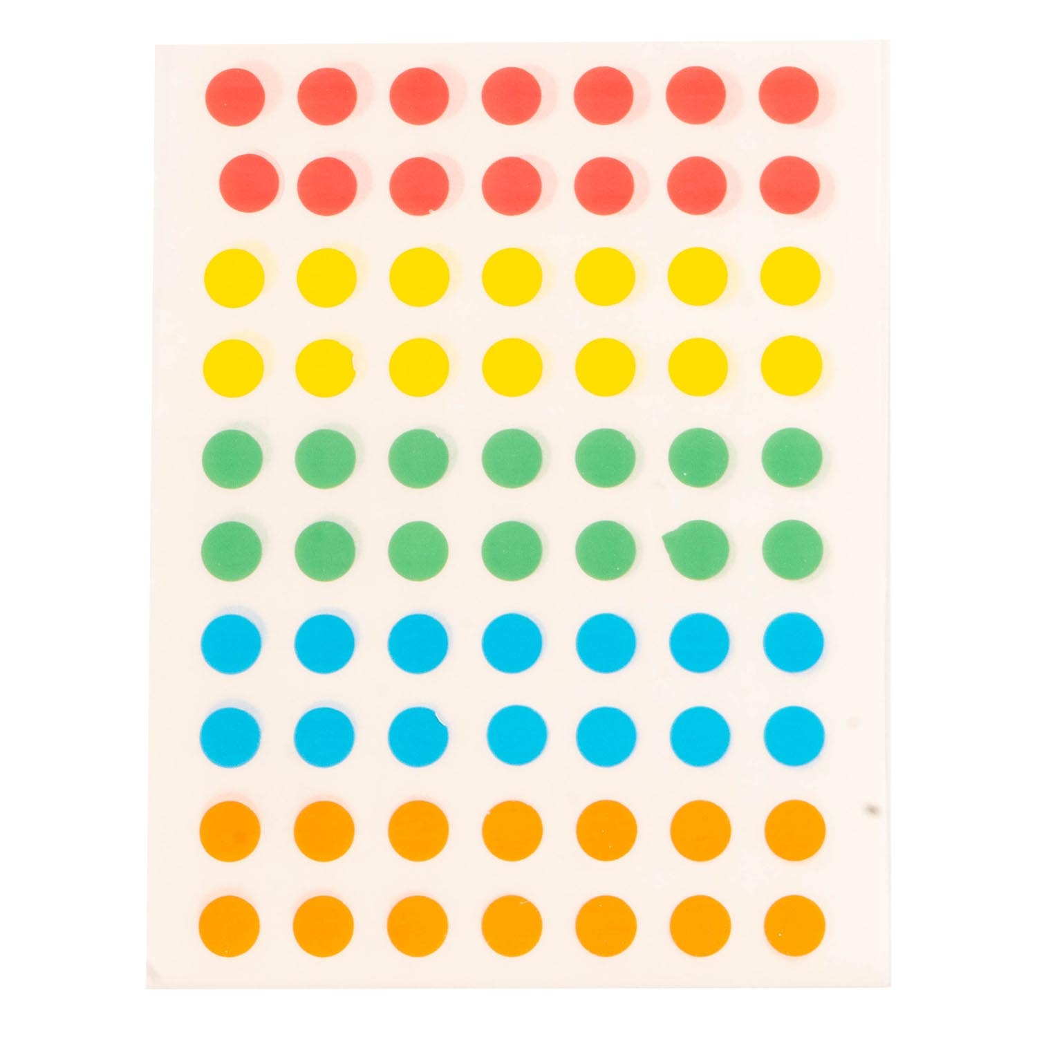 Self-Adhesive Colourful Dot Labels Image