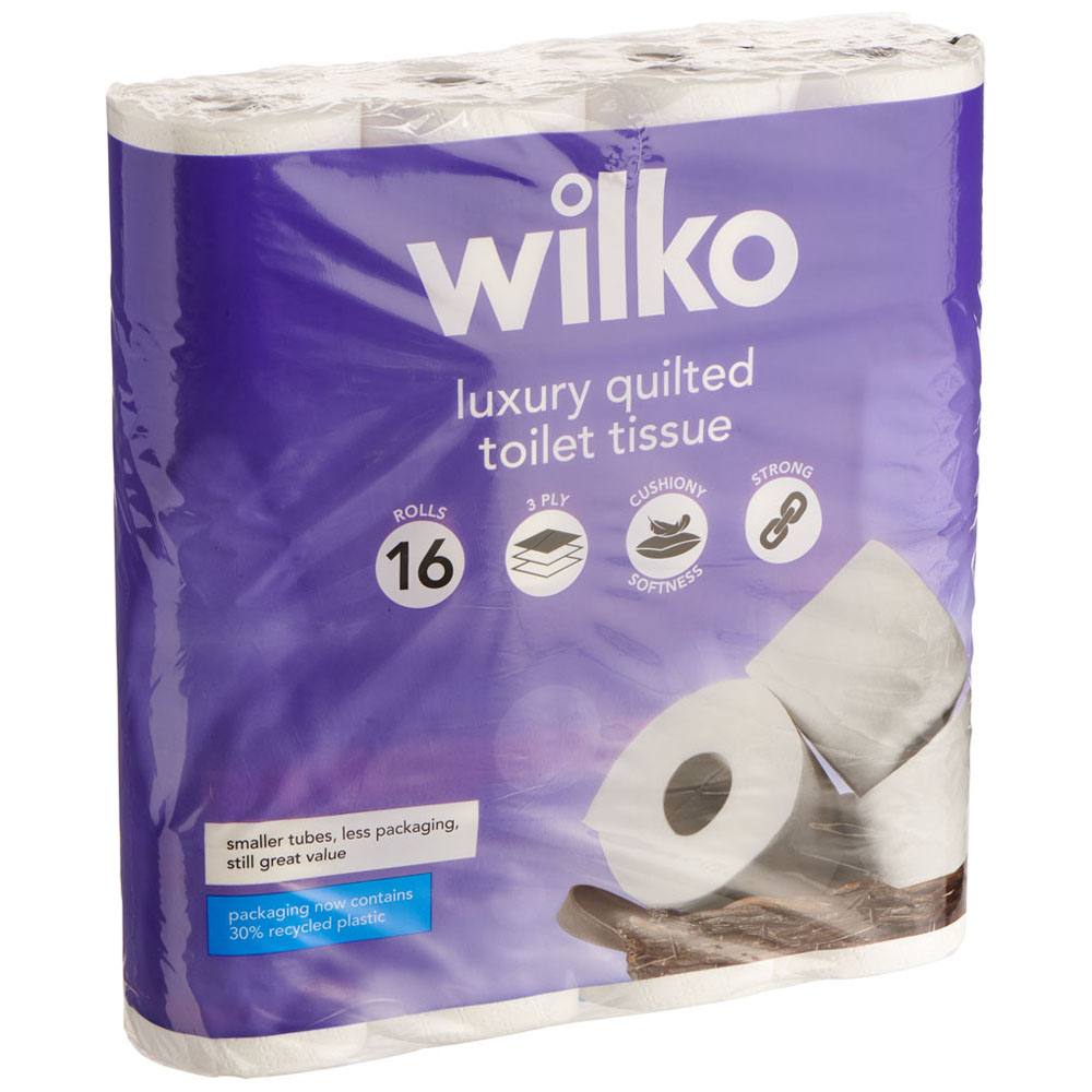 Wilko Quilted Toilet Tissue 16 Pack Image 2