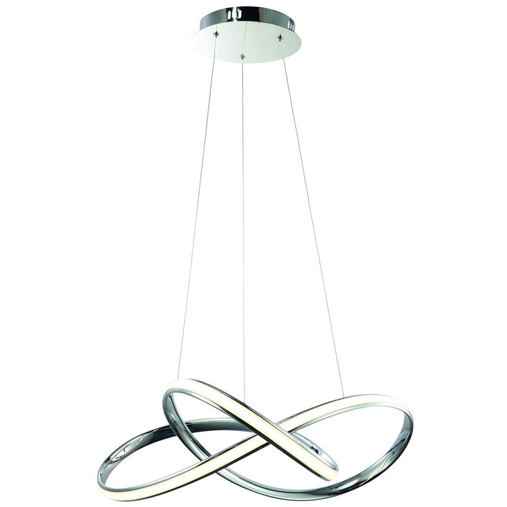 Milagro Cappio Silver LED Pendant Lamp 230V Image 1