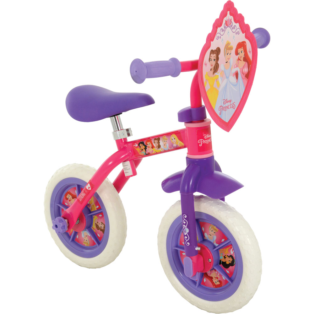 Disney Princess 2-in-1 Training Bike 10inch Image 2
