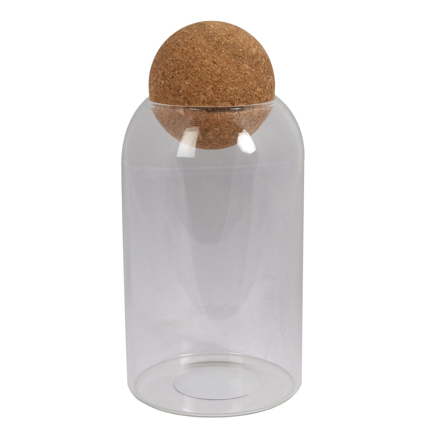 Storage Jar with Cork Lid - Clear / 800ml Image 1