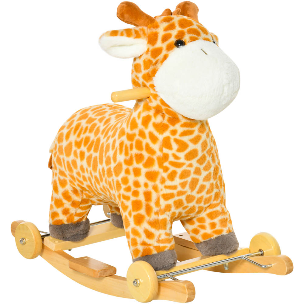 Tommy Toys Rocking Giraffe Toddler Ride On Yellow Image 1