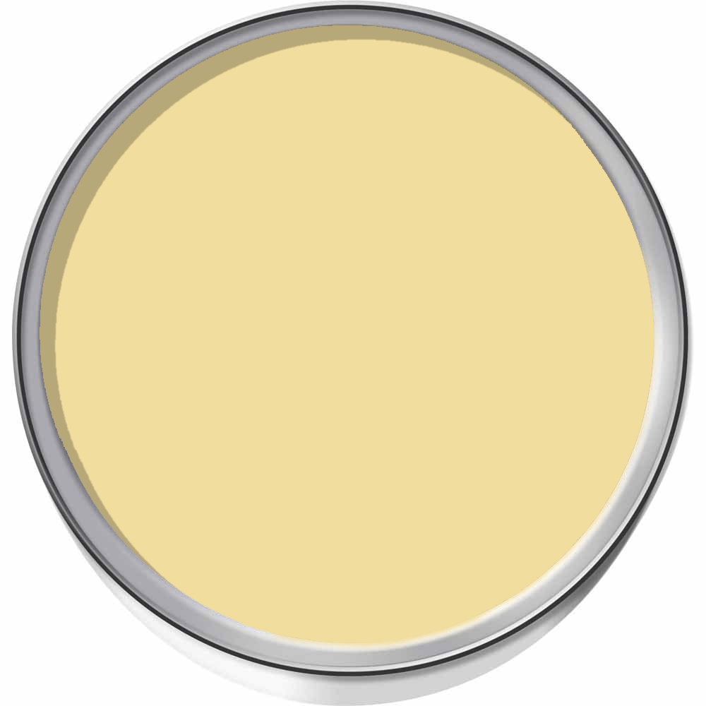 Wilko Kitchen Lemon Sorbet Matt Emulsion Paint 2.5L Image 3