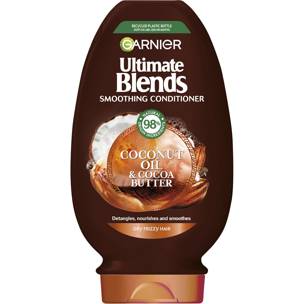 Garnier Ultimate Blends Coconut Oil Frizzy Hair Conditioner 400ml Image 1