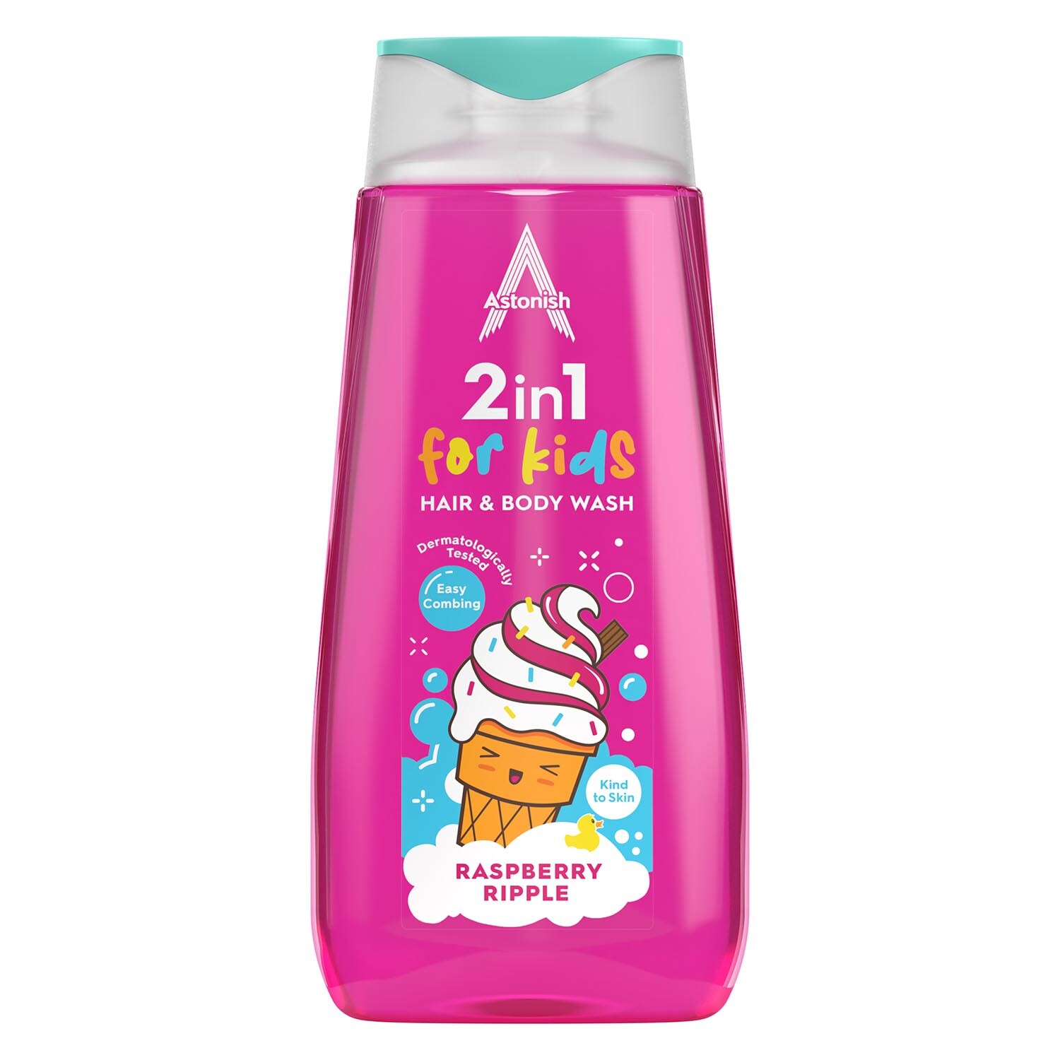 2-in-1 Raspberry Ripple Hair and Bodywash for Kids - Pink Image