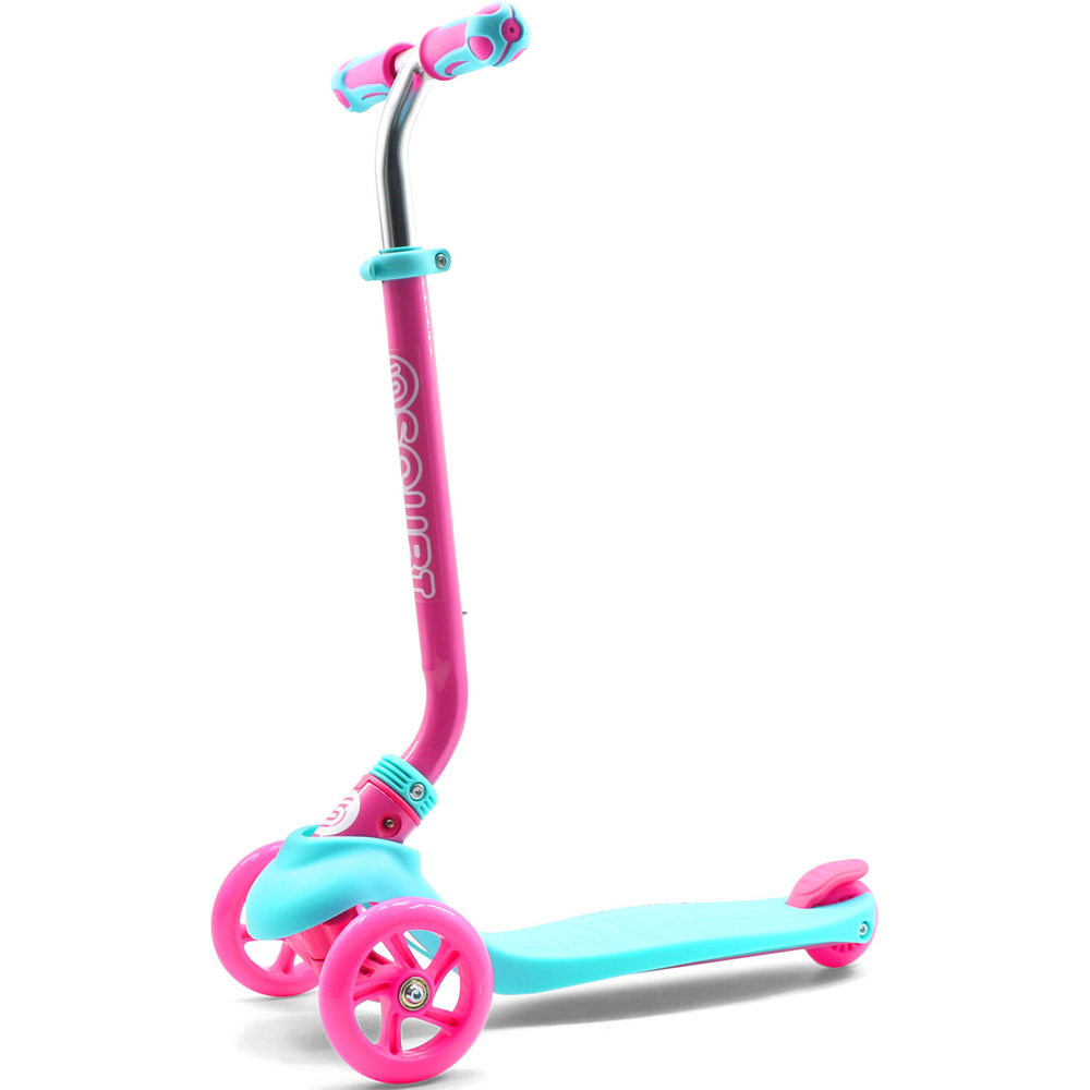 SQUBI Pink Three Wheel Scooter Image 4