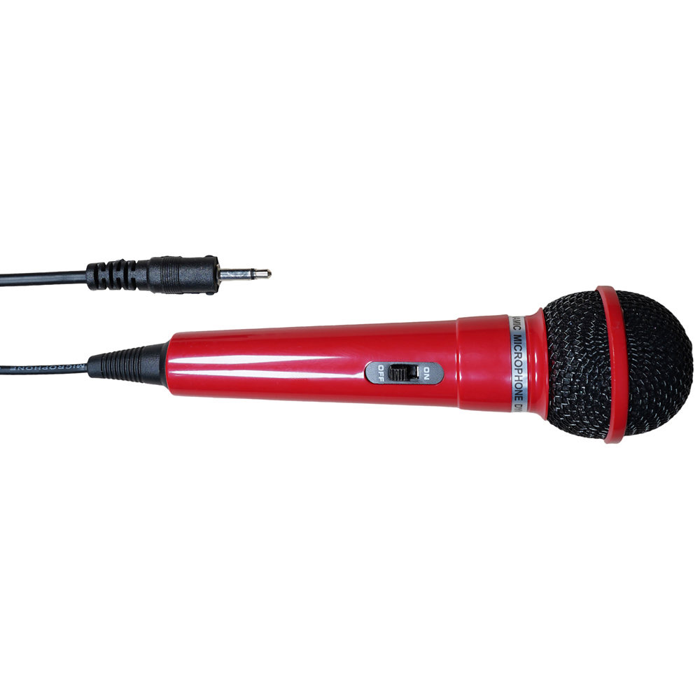 Mr Entertainer Red Dynamic Handheld Karaoke Microphone Image 1