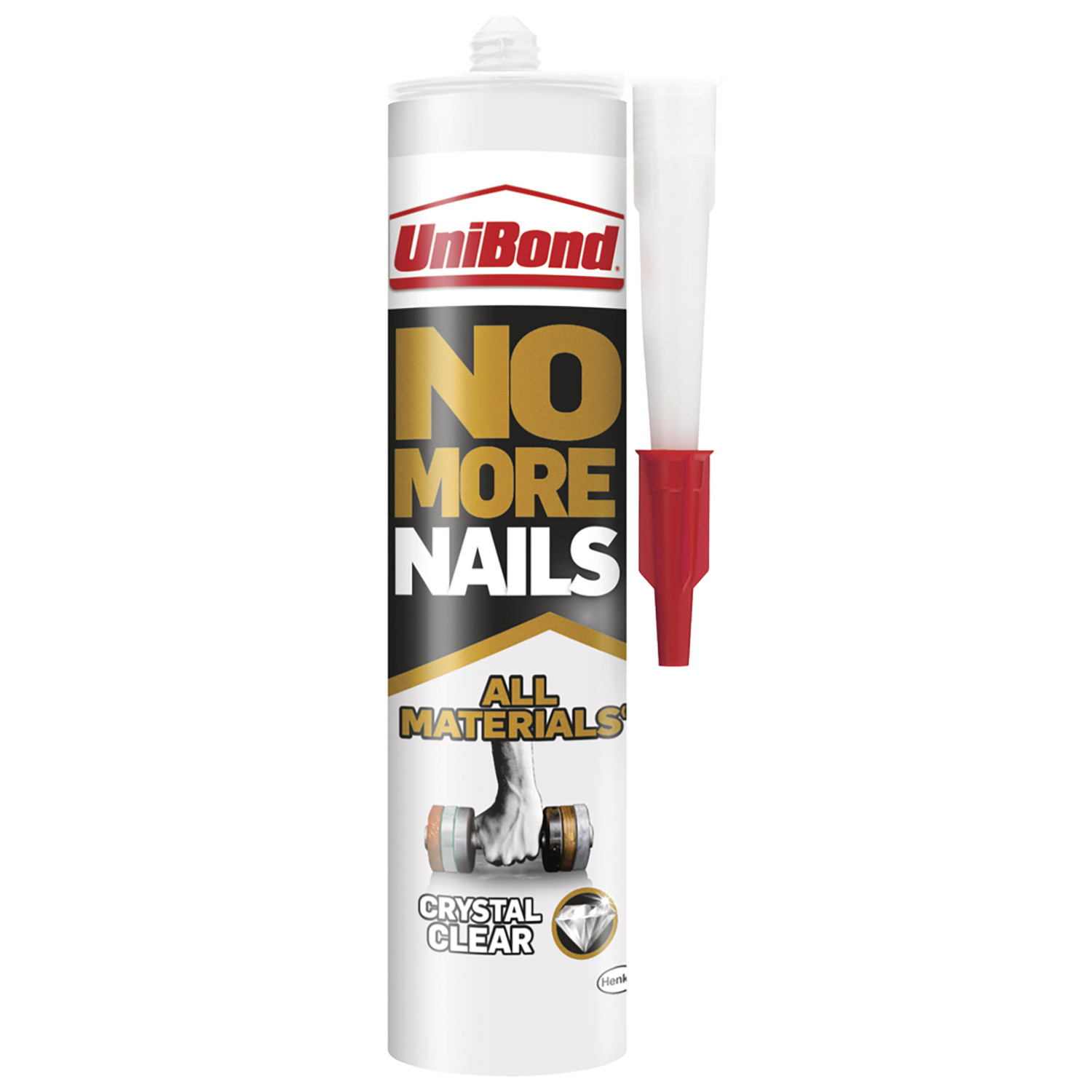 UniBond No More Nails All Materials Crystal Adhesive Image
