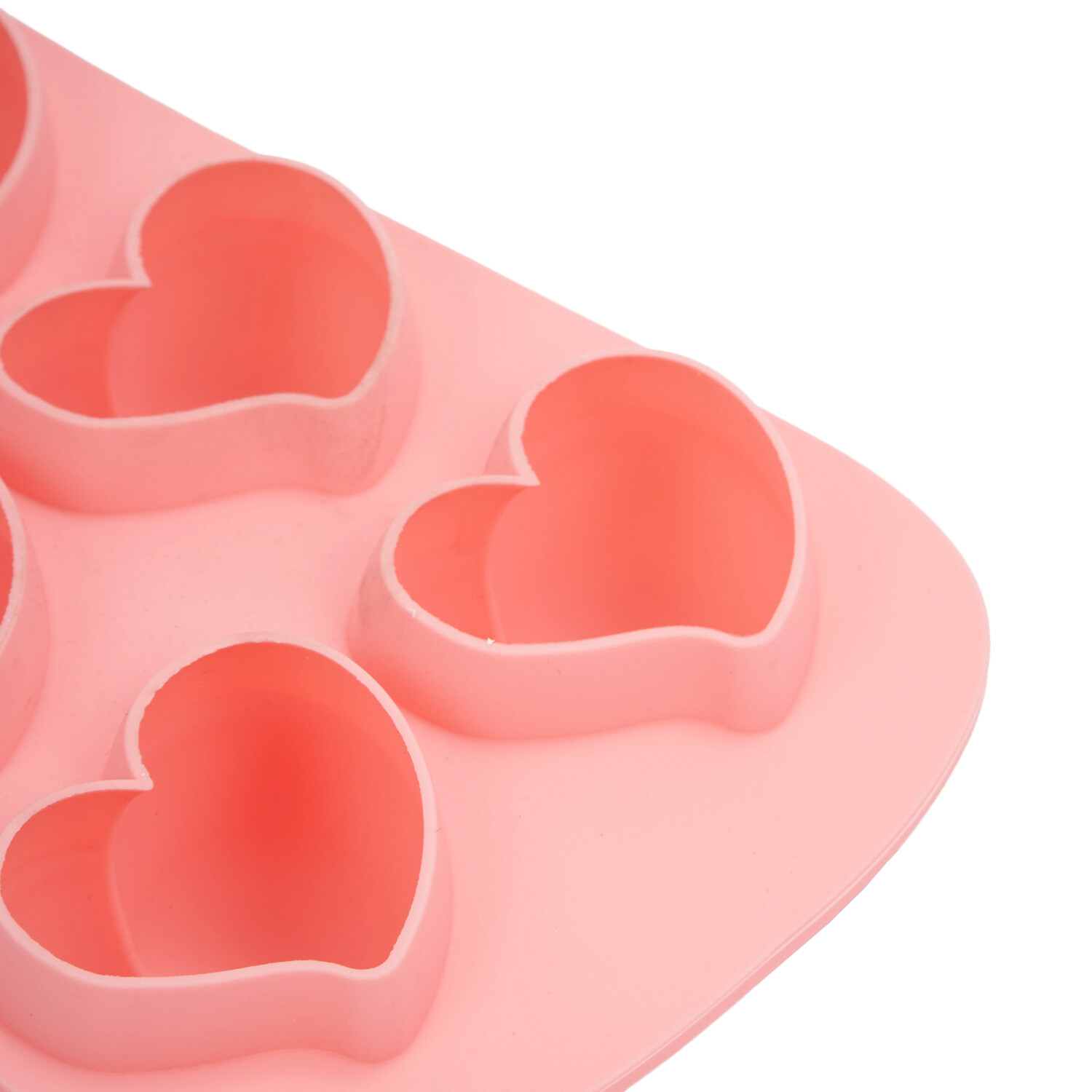 Heart Ice Cube Silicone Mould - Pink Image 5