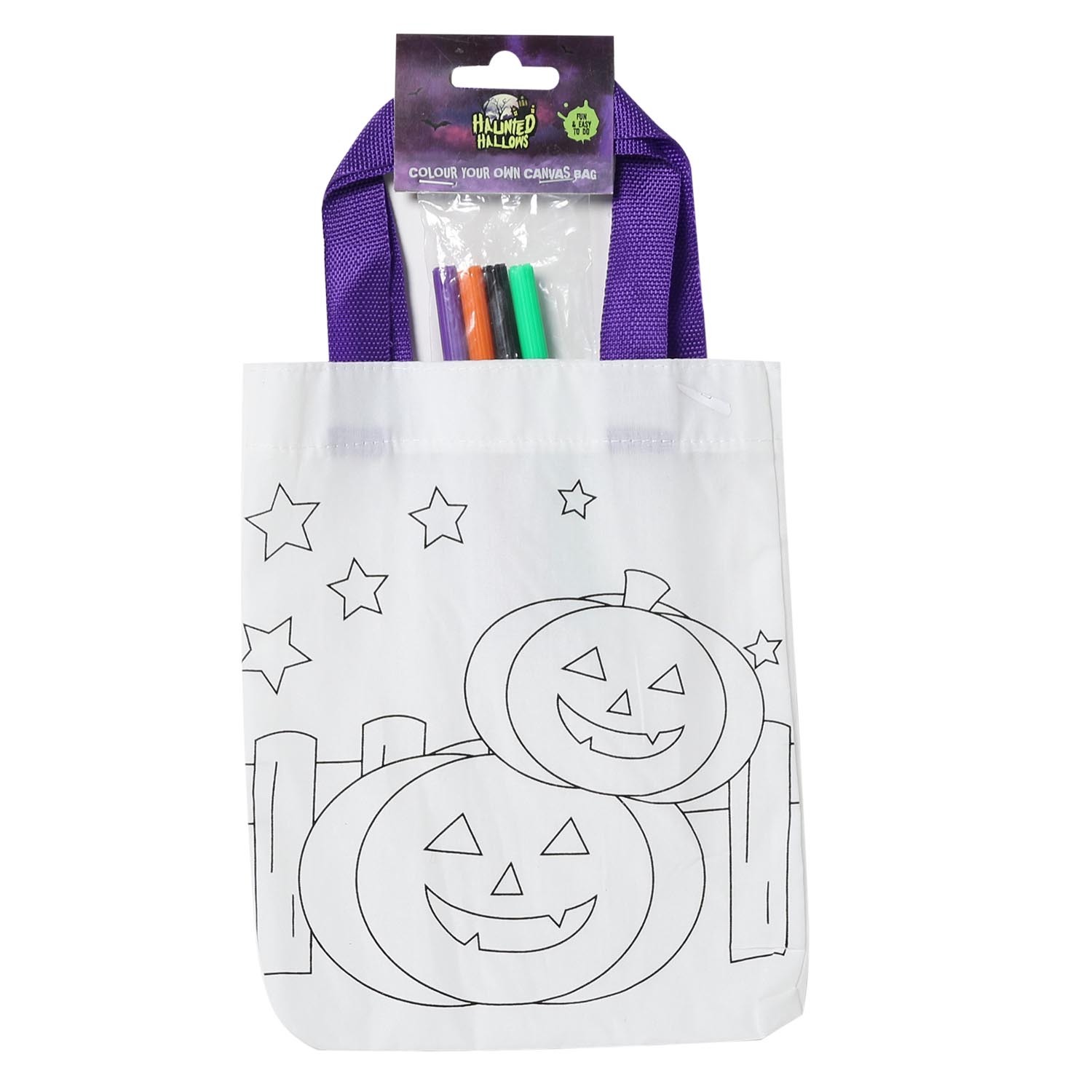 Create Your Own Halloween Canvas Bag Image 4