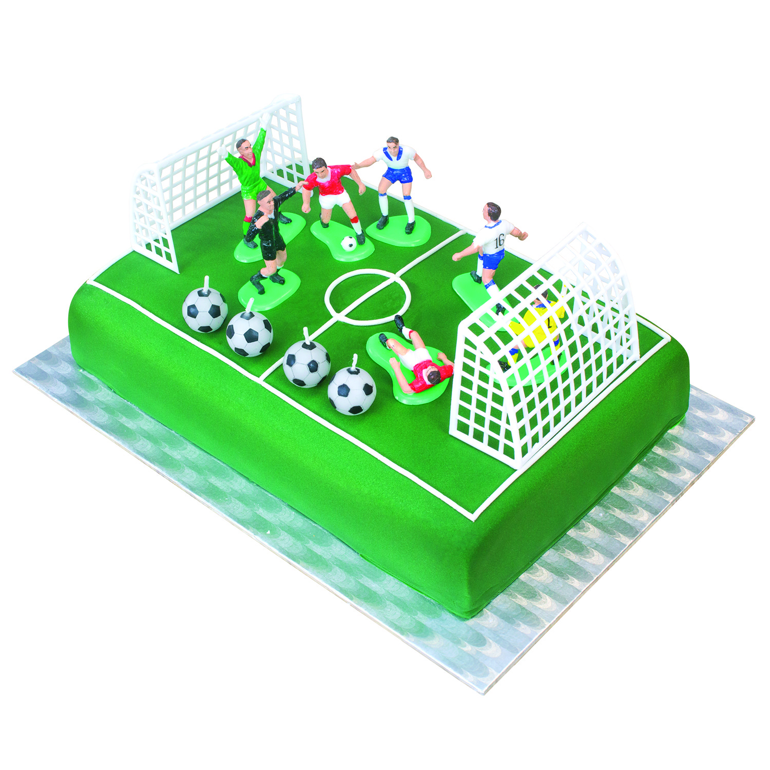 Pack of 9 Football Cake Toppers Image 4