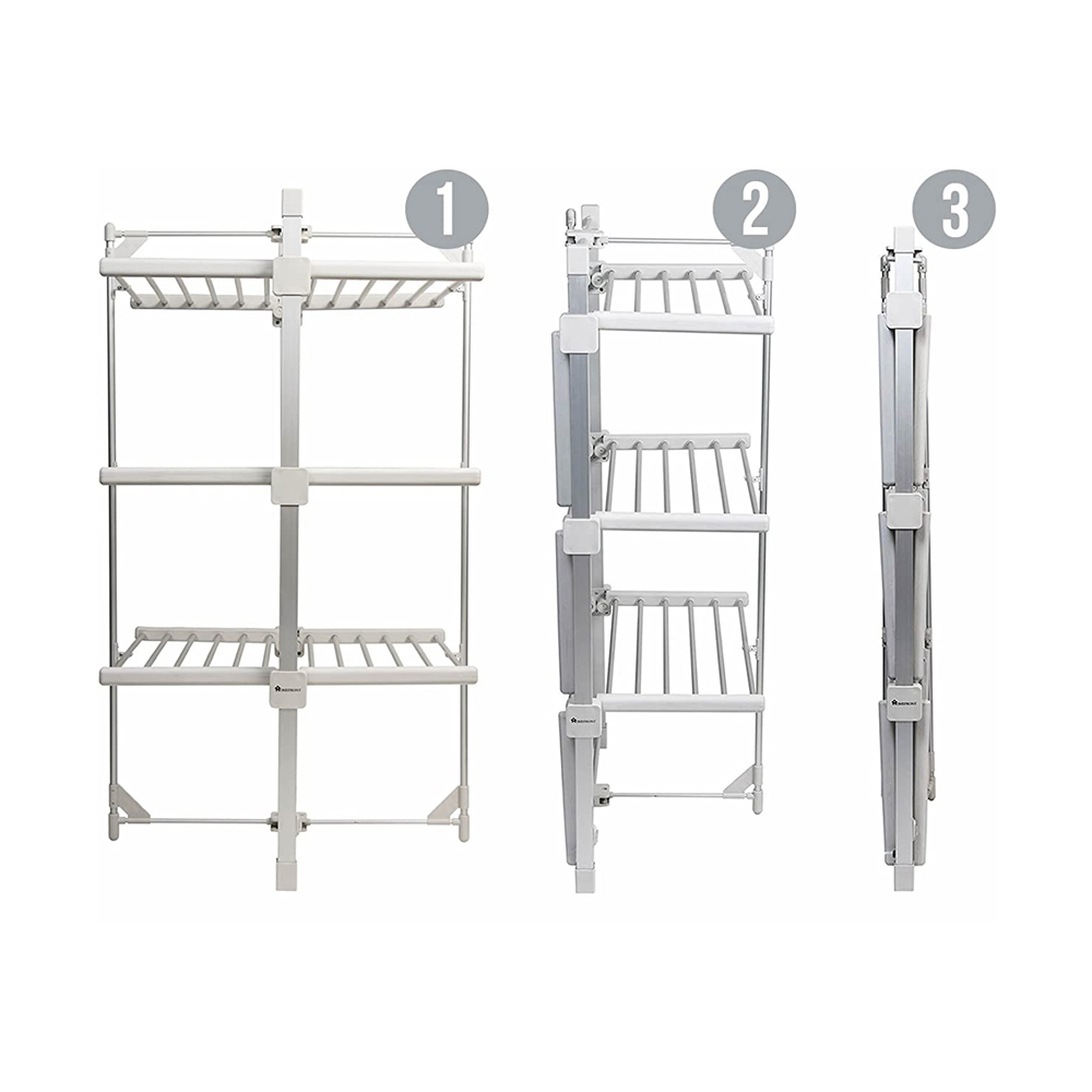 Homefront 3 Tier Heated Clothes Airer and Cover Image 4