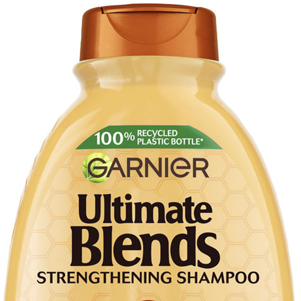 Garnier Ultimate Blends Honey Treasures Strengthening Shampoo 400ml Image 2