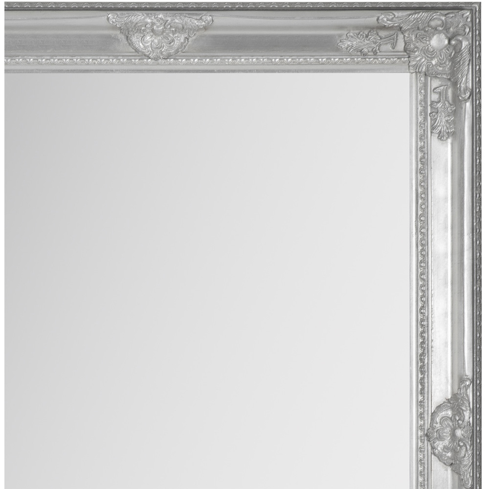 Sophia Champagne Silver Ornate Lean To Mirror 172 x 92cm Image 2