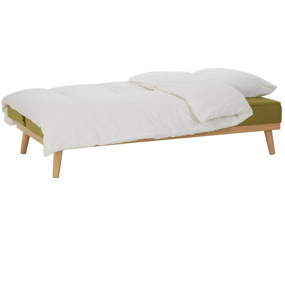 Premier Housewares Stockholm Single Sleeper Green Sofa Bed Image 6