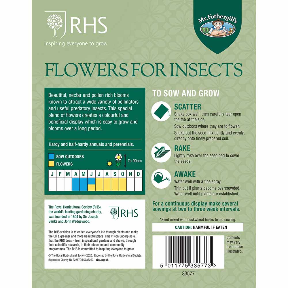 RHS Flowers for Insects Seed Shaker Image 2