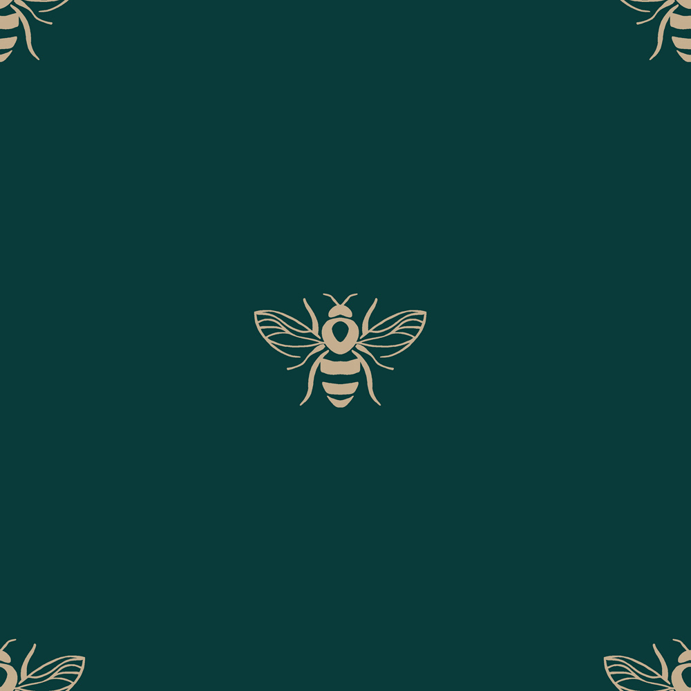 furn. Bee Deco Single Emerald Duvet Cover Image 6