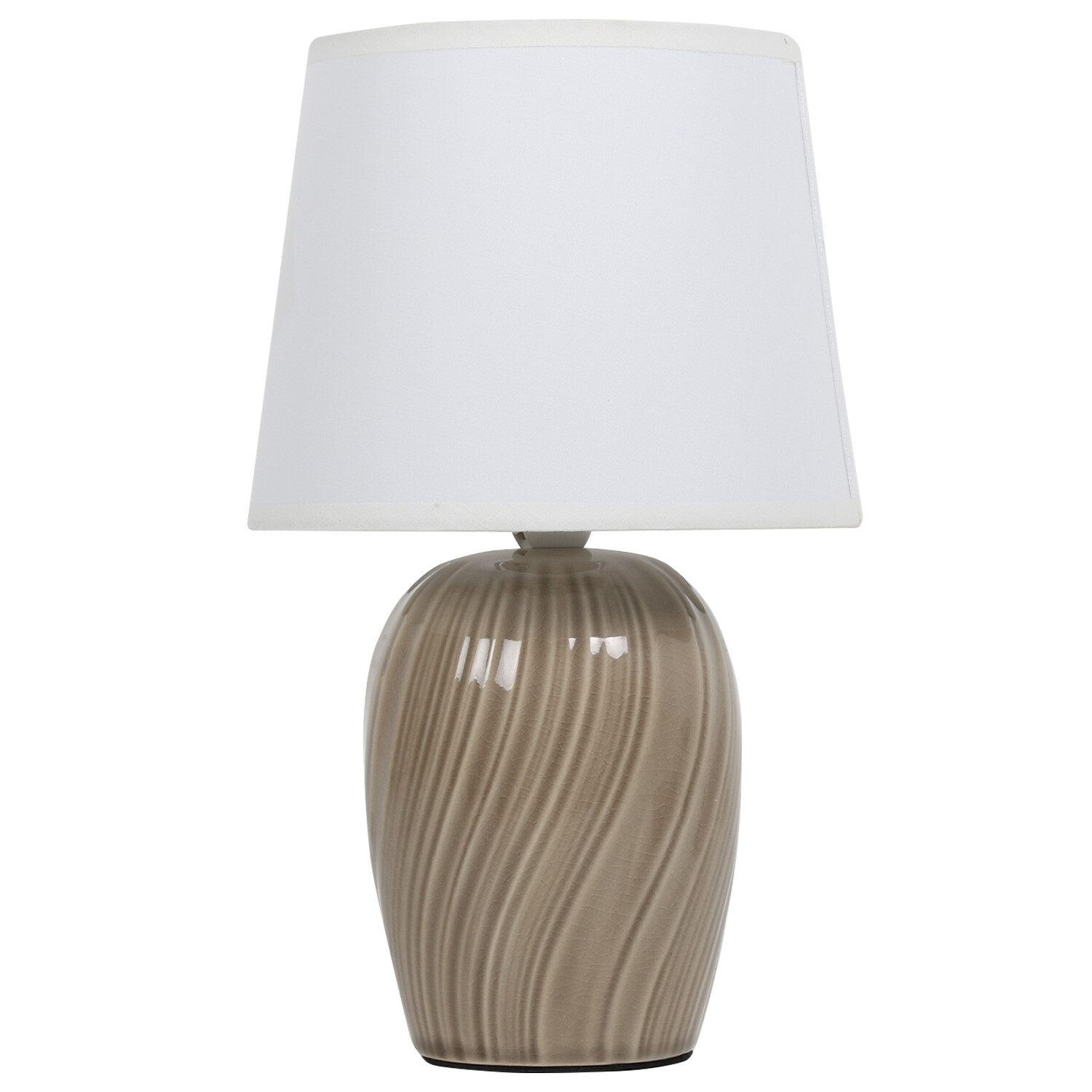 Quinn Brown Swirl Table Lamp Image 1