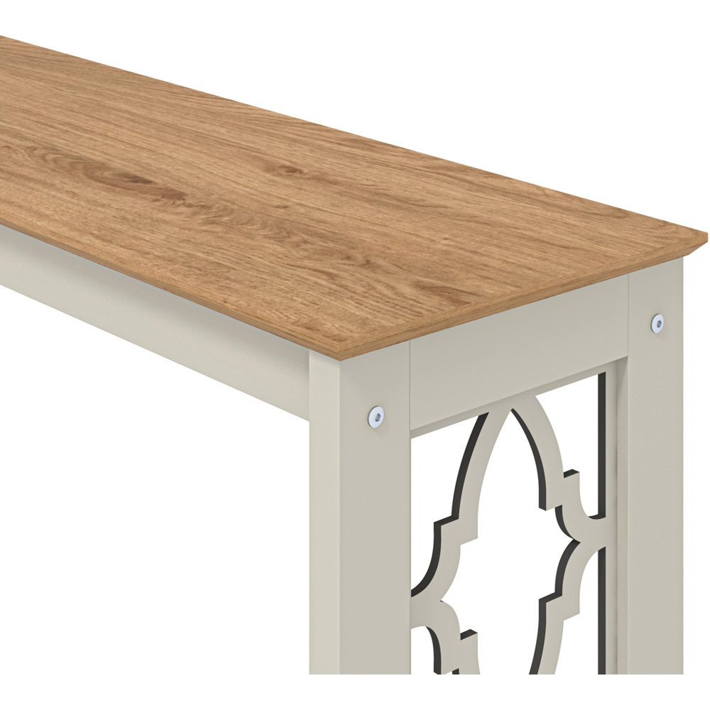 GFW Exmouth Light Grey Console Table Image 5