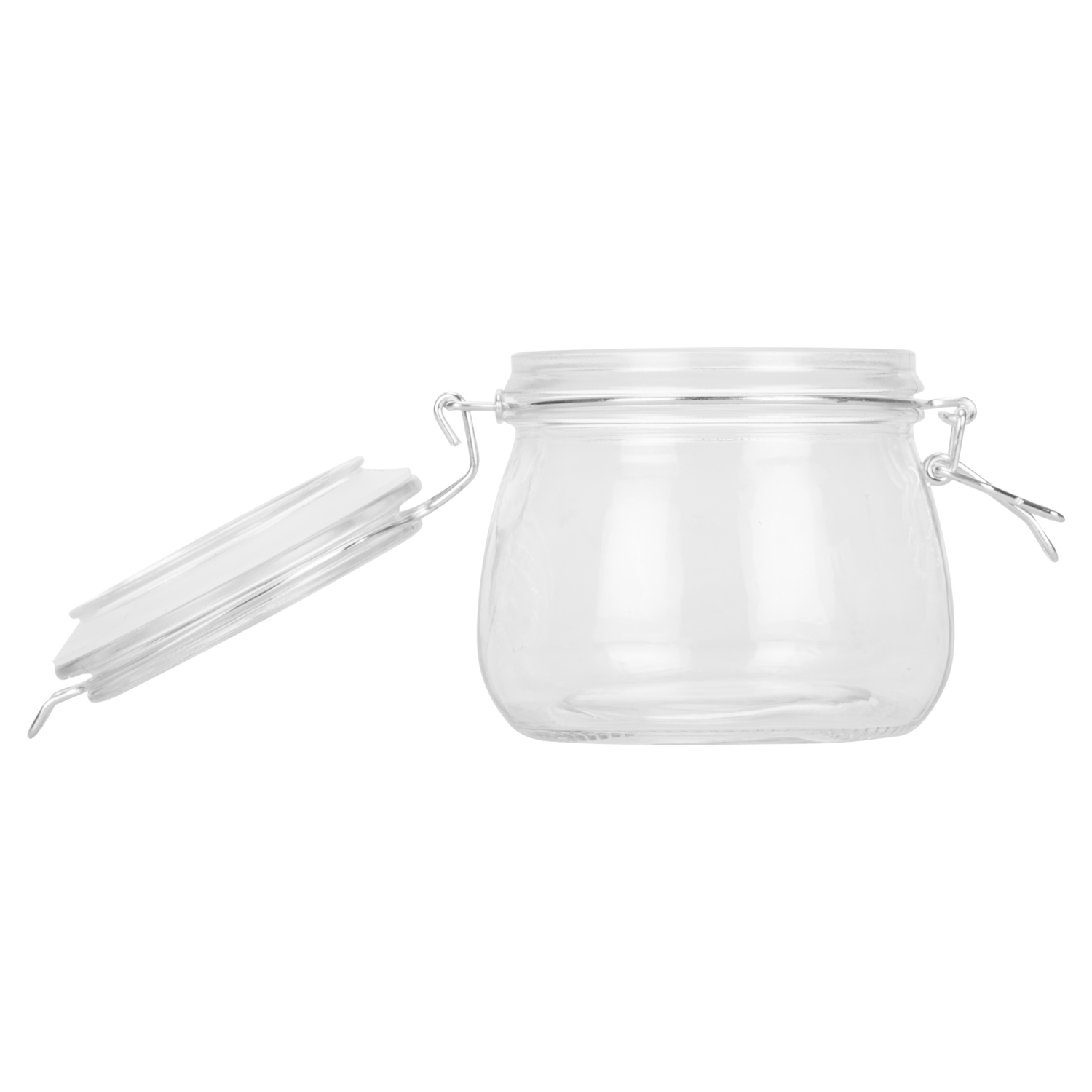 My Home Glass Storage Jar with Clip Top 500ml Image 2