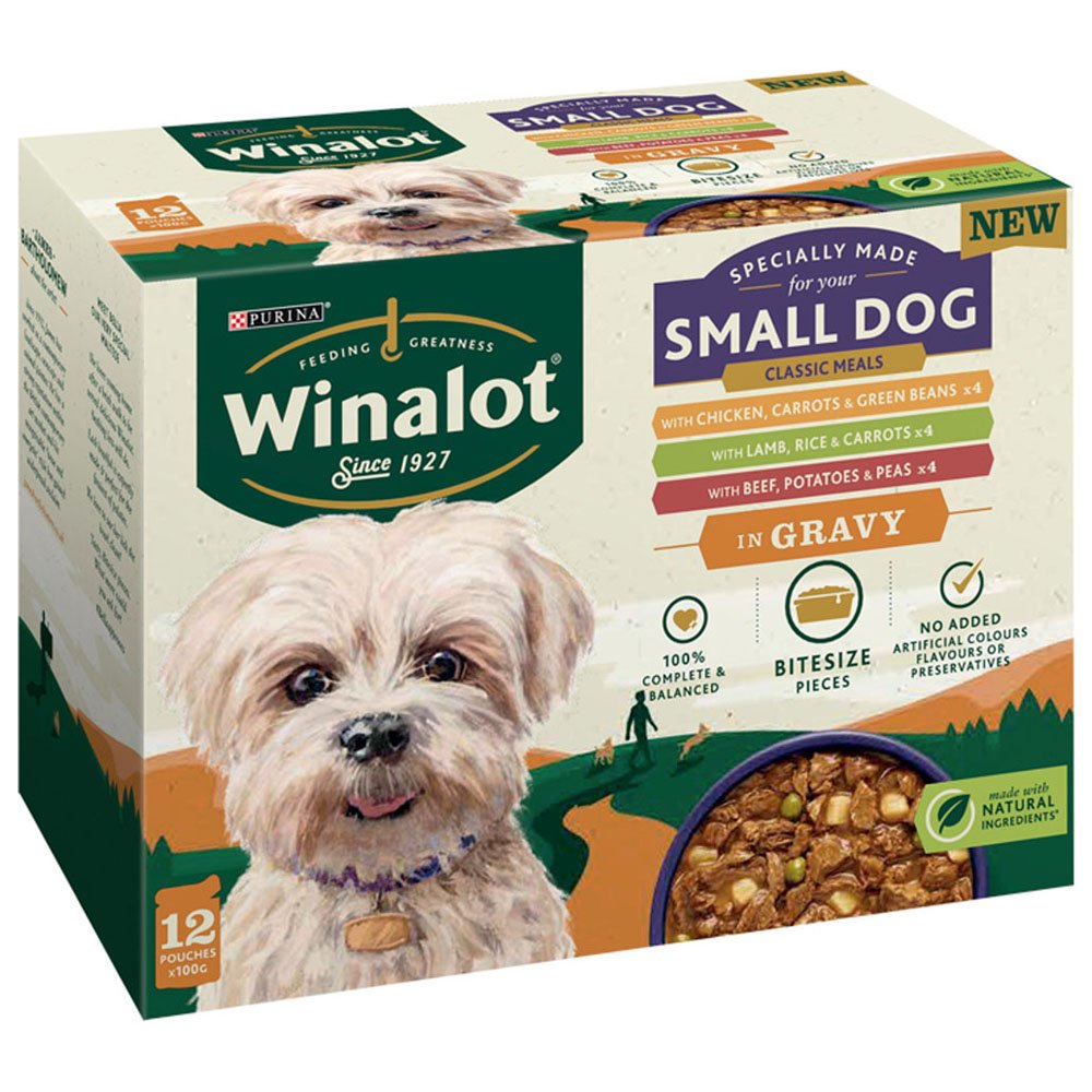Winalot Mixed in Gravy Small Dog Food Pouches 12 x 100g Image 2