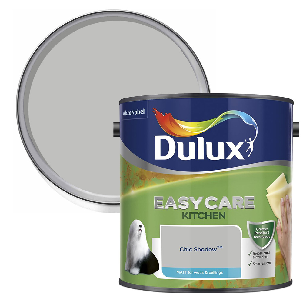 Dulux Easycare Kitchen Chic Shadow Matt Emulsion Paint 2.5L Image 1