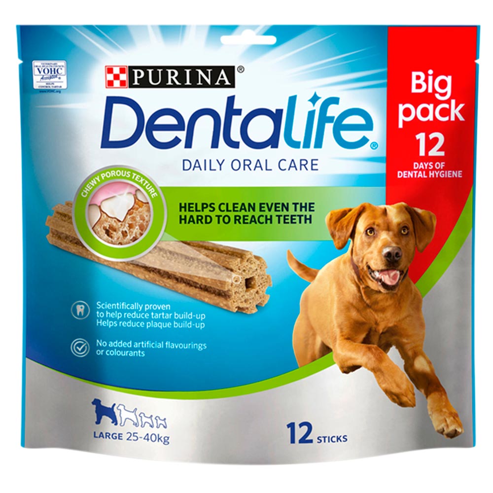 Dentalife 12 pack Large Dog Chew Large 426g Image 1